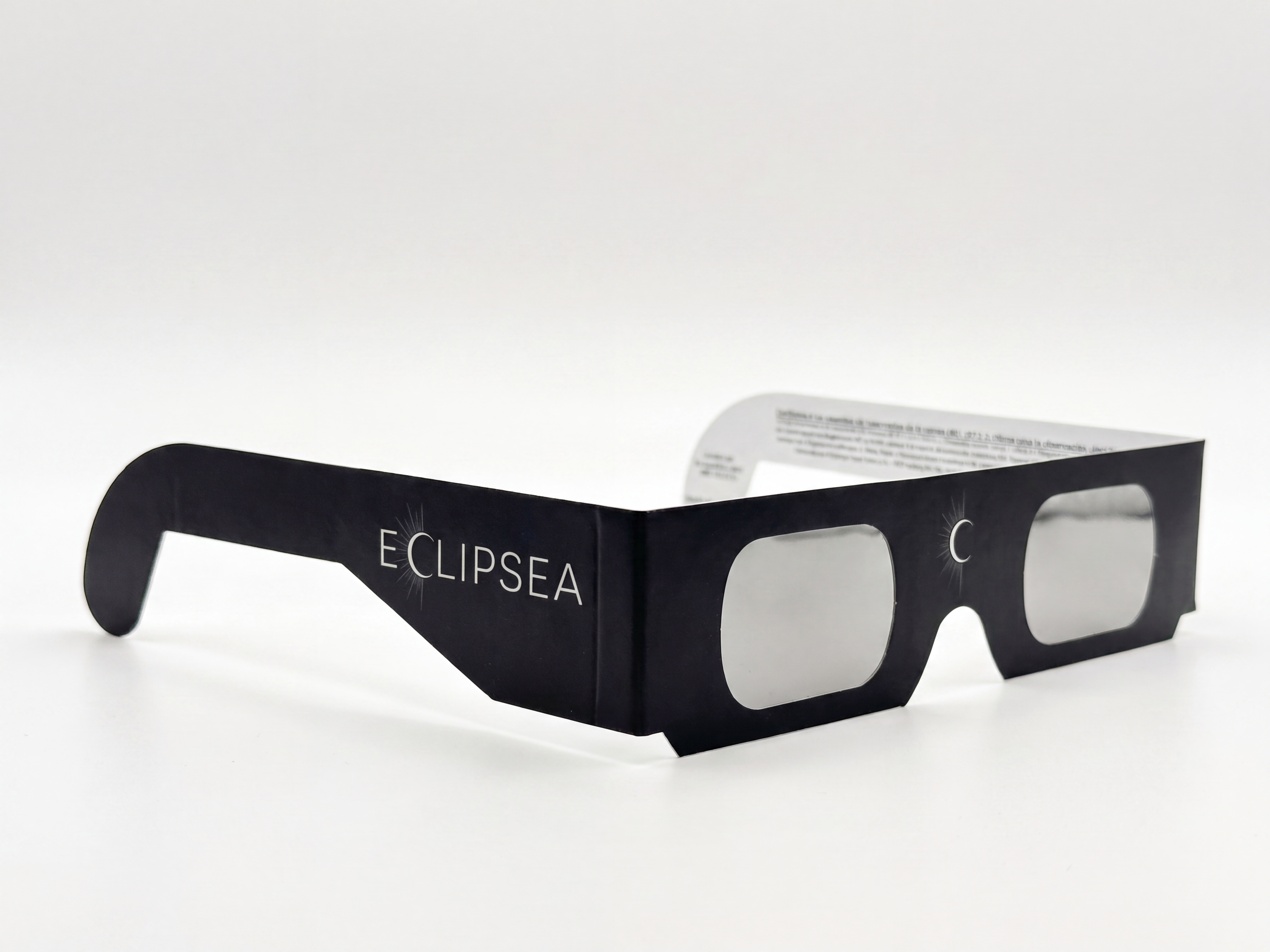 Gafas de eclipse Eclipsea Signature certificadas ISO 12312-2 — vista frontal