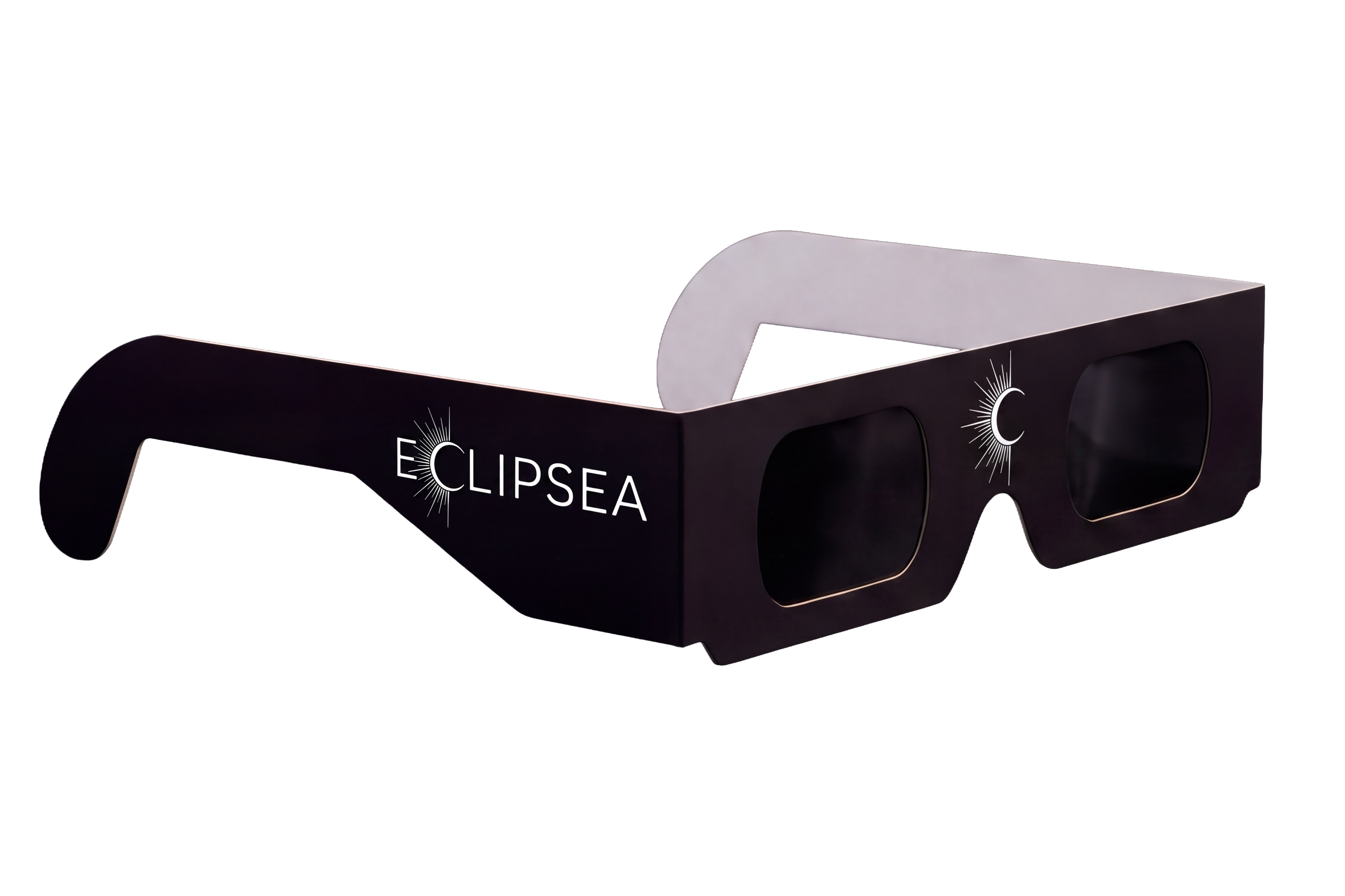 Gafas de eclipse Eclipsea con acabado negro